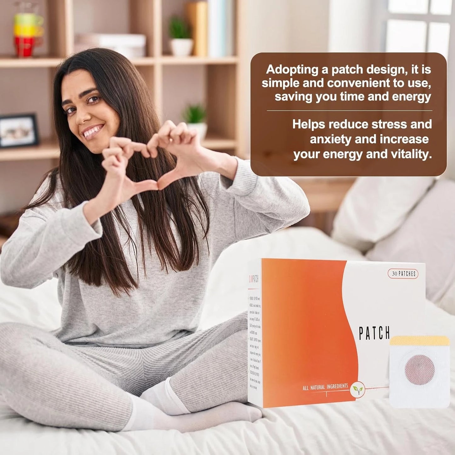 Organic Slimming Belly Patches – Waterproof, Sweatproof & Comfortable Natural Stickers for Men and Women